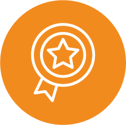 Præstationsniveau ikon